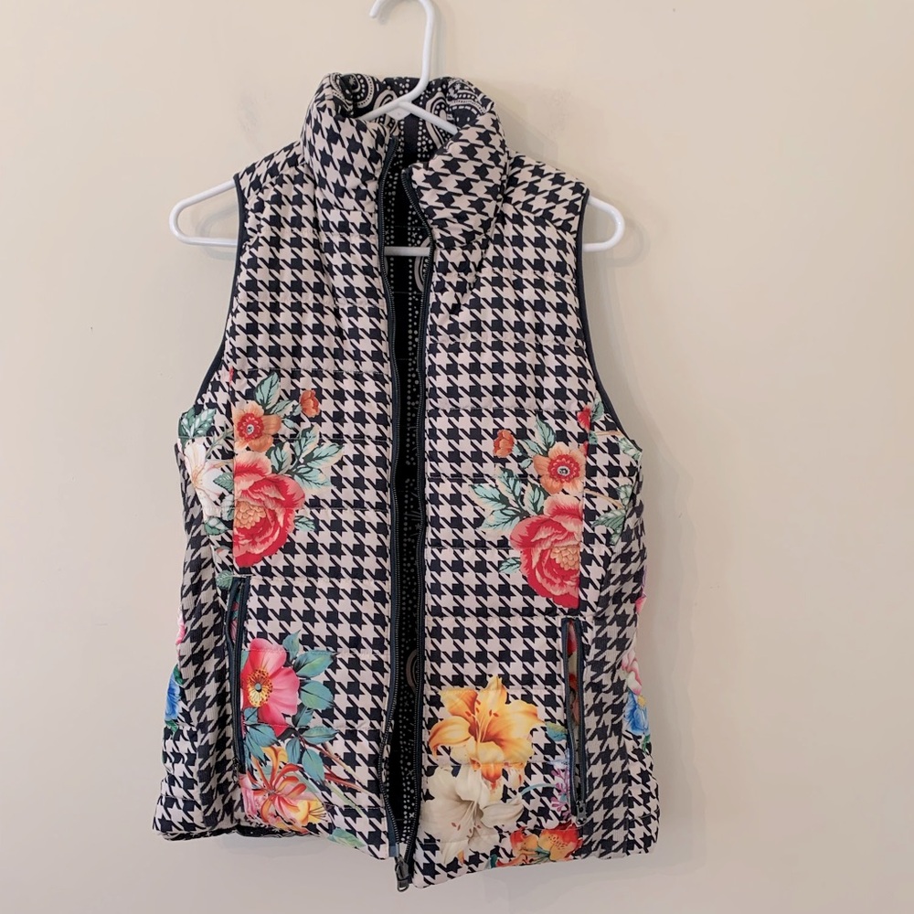 Johnny Was REVERSIBLE vest!